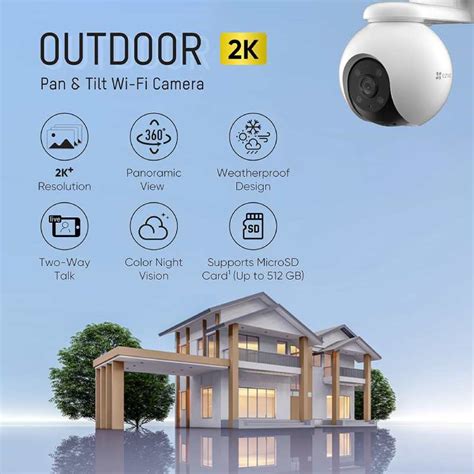 EZVIZ HB8 2K Battery Powered Pan Tilt Wi Fi Camera Sheildify