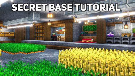 Minecraft Underground Base Tutorial How To Build 1 19 Youtube