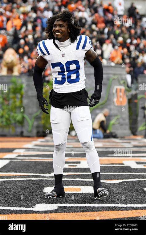 Indianapolis Colts Cornerback Tony Brown 38 Smiles Before An NFL