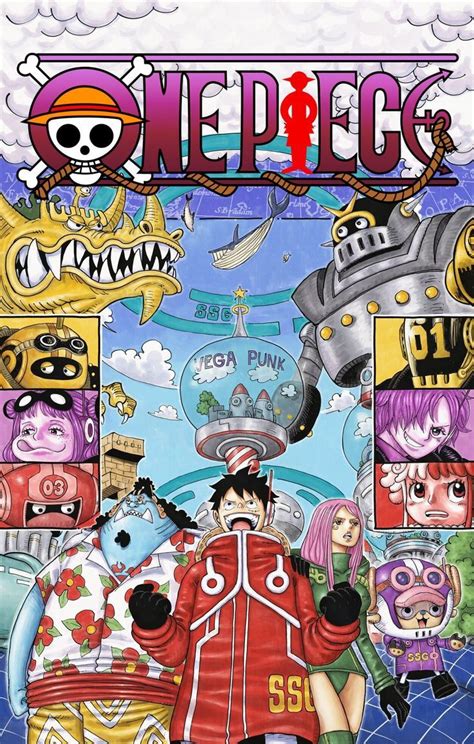 One Piece Magazine Cover With Cartoon Characters