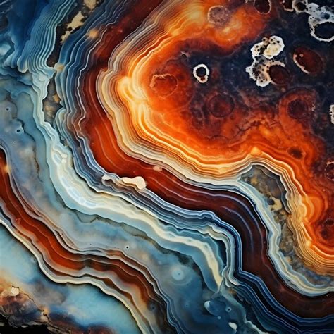 Premium AI Image Agate Stone Texture