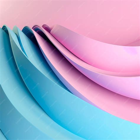 Premium Photo Abstract Background In The Form Of Waves Pinkblue Colors