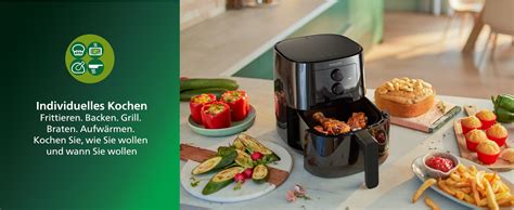 Philips Essential Airfryer Heissluftfriteuse 4 1 Liter Pfanne