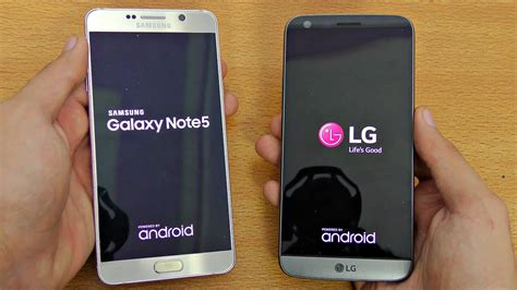 Lg G Vs Samsung Galaxy Note Speed Test K Youtube