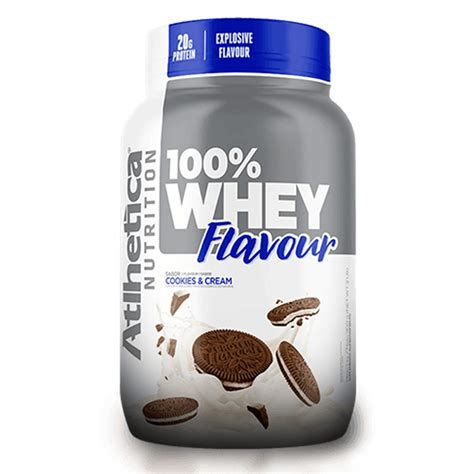 100 Whey Flavour Cookies E Cream 900g Atlhetica Drogaria