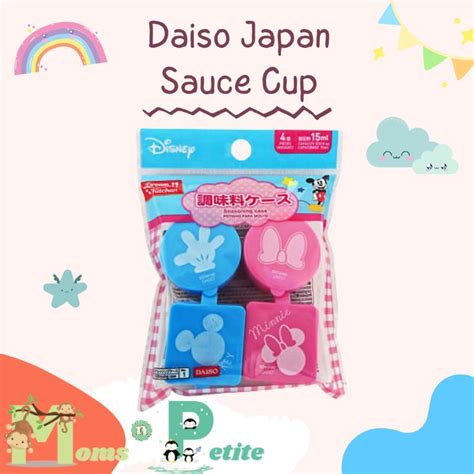 Jual Daiso Jepang Mickey Minnie Sauce Mayo Cup Shopee Indonesia