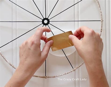 Diy Floral Bike Wheel Wreath With A Dollar Store Wreath Form In