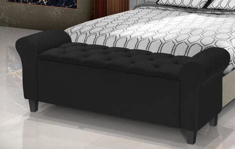 Recamier Baú Divã Paris 190cm P Cama King LV MÓVEIS LV MOVEIS