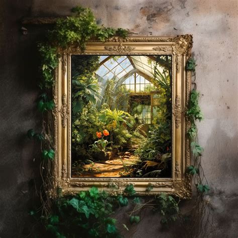 Gew Chshaus Kunstdruck Barocke Botanische Renaissance Wand Dekor