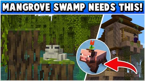 Minecraft 119 Mangrove Swamp Review And Ideas We Need Muddy Pig And New