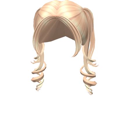 Brown Swirly Kawaii Pigtails Blonde Roblox Item Rolimon S