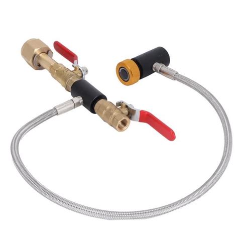 KIMISS Tuyau de soda Tuyau PTFE à Double Valve 24 po G5 814 avec ASA