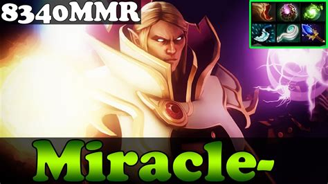 Dota 2 Miracle TOP 1 MMR IN THE WORLD 8340MMR Plays Invoker Vol 30