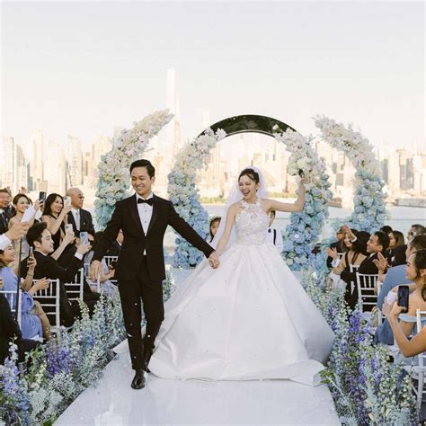 A Sky-Inspired Wedding Overlooking New York City