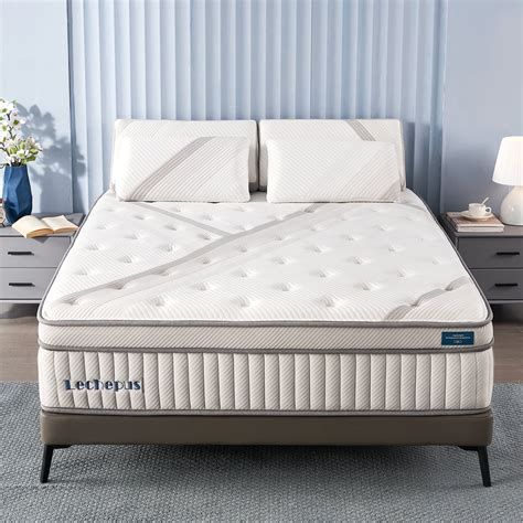 Lechepus 14 Inch King Hybrid Memory Foam Mattress Pocket Springs