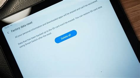 How To Factory Reset A Samsung A Tablet Robots Net