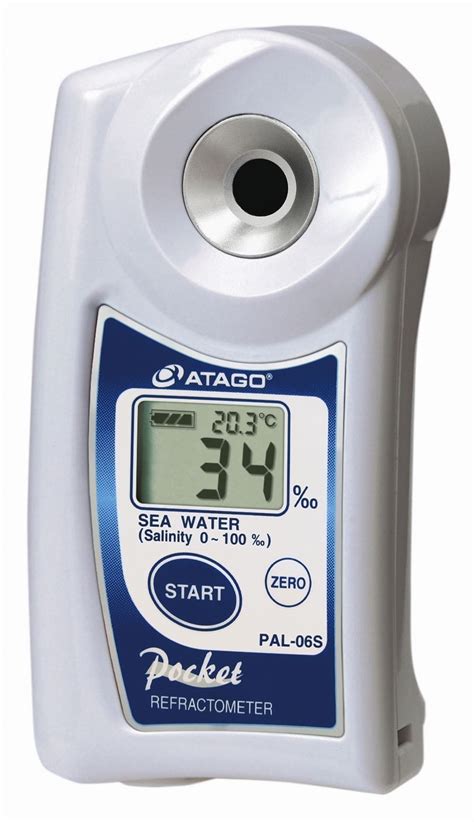 Atago Salinity In Seawater Digital Pocket Refractometer Pal S