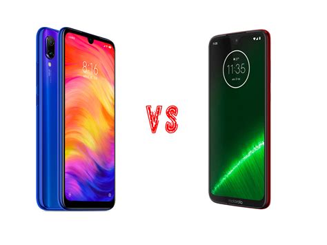 Comparativa Xiaomi Redmi Note 7 Vs Motorola Moto G7 Plus