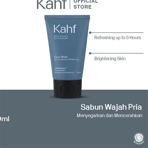 Jual Harga Grosir Kahf Skin Energizing Brightening Face Wash Ml