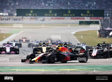 Max Verstappen Nld Red Bull Racing Rb14 At The Start Of The Race 22 07 2018 Formula 1 World