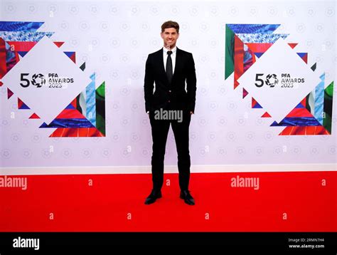 John Stones arrives for the 2023 PFA Awards at The Lowry, Manchester. Picture date: Tuesday ...