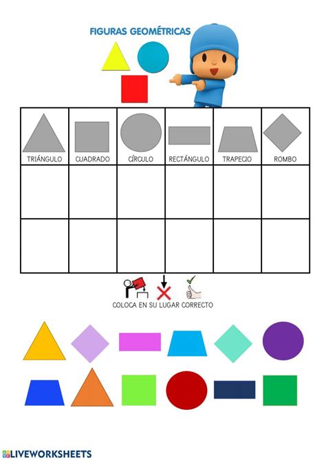 Figuras Geom Tricas Ficha Interactiva Y Descargable C