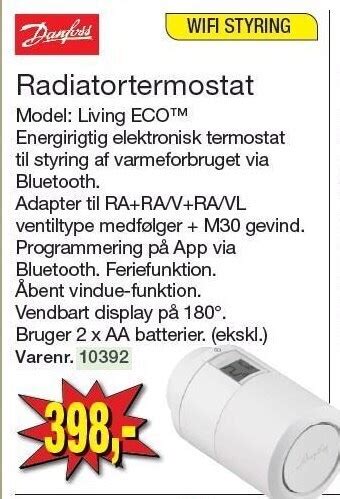 Radiatortermostat Tilbud Hos Harald Nyborg