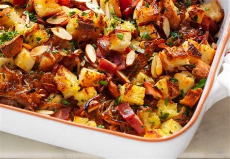 Crispy Bacon Caramelised Onion Stuffing Tray Cook With Brenda Gantt