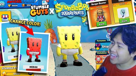 STUMBLE GUYS X SPONGE BOB SQUAREPANTS BISA GANTI WARNA PAKE SEMP K