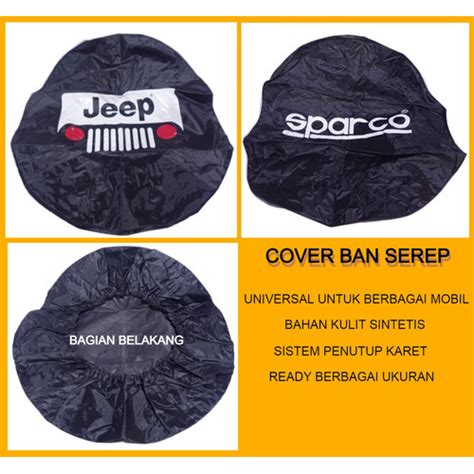 Jual Cover Ban Tutup Ban Serep Mobil Custom Universal JEEP M Kota