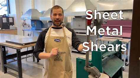 How To Use Sheet Metal Shears YouTube