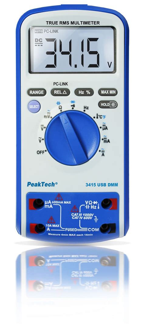 Peaktech® P 3415 Multímetro Digital 6000 Counts Truermsandusb P 3415