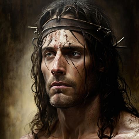 Premium Ai Image Good Friday Design Jesus Christ With Crown Of Thorns