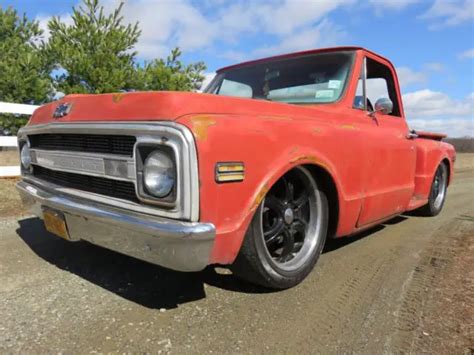 1970 Chevy C10 Rat Rod Stepside Shortbox Bagged Patina Airride Bada Classic