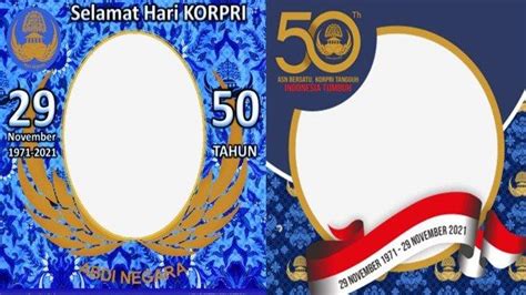 Link Dan Cara Pasang Twibbon Hut Korpri Jadikan Bingkai Foto