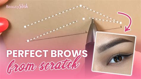 How To Draw Beautiful Eyebrow Shapes On Latex Step By Step Youtube