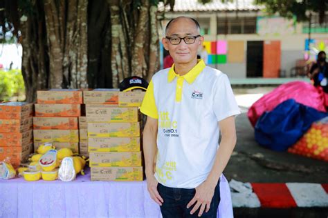 C Vitt Gives 1000000 Boxes Of Vitamin C Drink To Children In Thailand