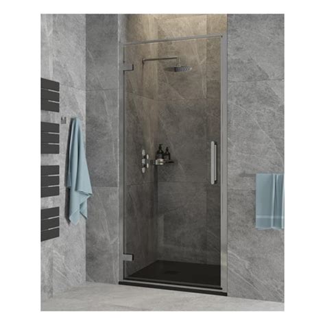 Sonas Aspect Hinged Shower Door Chrome Eec Homevalue Balbrigggan