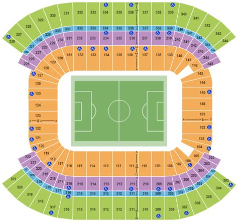 Nissan Stadium Seating Map