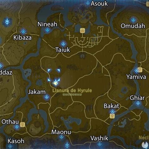 Santuarios De La Llanura Centro De Hyrule En Zelda Breath Of The Wild