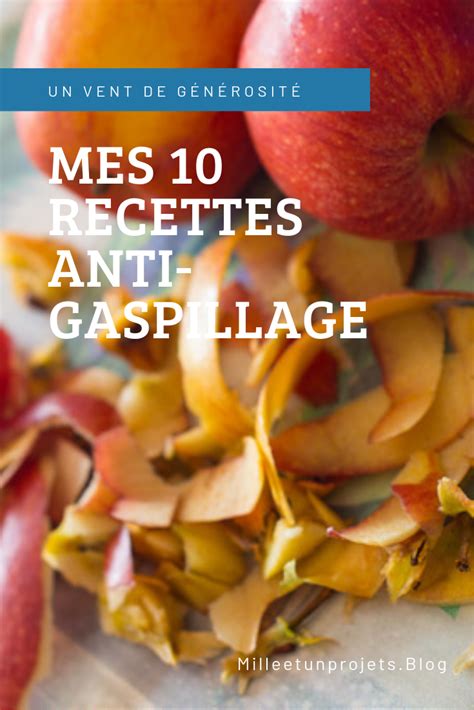 Mes 10 Recettes Anti Gaspillage 1001 Projets Recette Alimentation