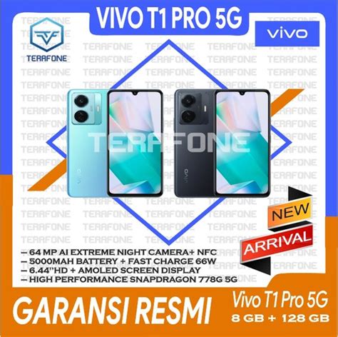 Jual VIVO T1 PRO 5G RAM 8 GB MEMORY 128 GB GARANSI RESMI TERMURAH Di