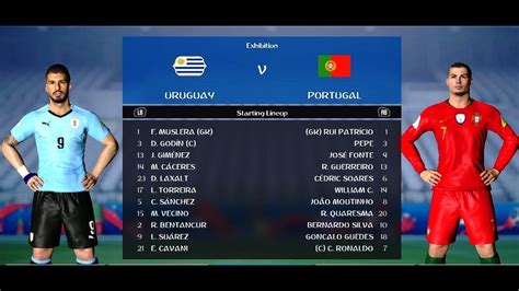 Uruguay Vs Portugal Ro Fifa World Cup Russia Gameplay Youtube