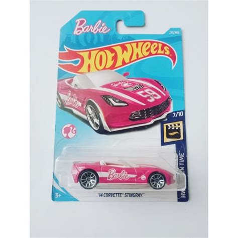 Jual Hot Wheels 14 Corvette Stingray Barbie Shopee Indonesia