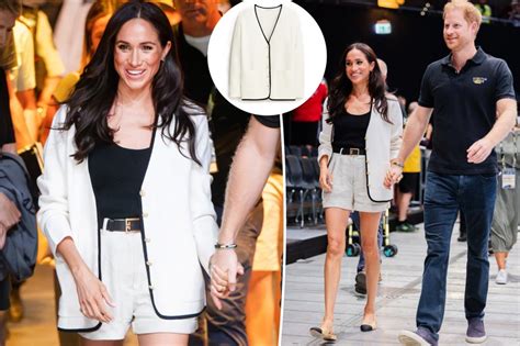 Meghan Markle Steps Out In Under 200 J Crew Sweater Staud Shorts At