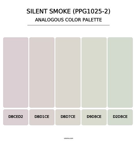 Ppg Paints Silent Smoke Ppg1025 2 Paint Coordinating Colors And