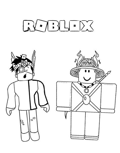 Roblox Ausmalbilder Malvorlagen Roblox Zum Ausdrucken