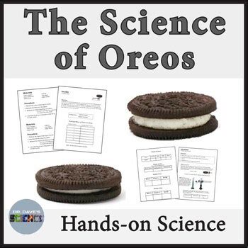 The Science Of Oreo Cookies Percent Composition Activities Experiments