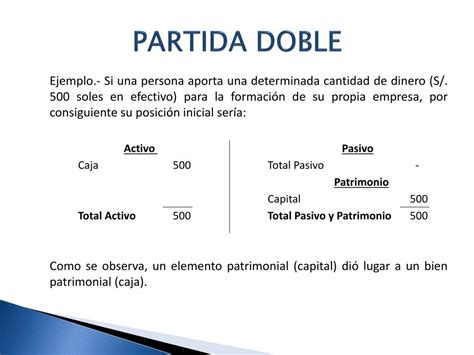 Descubre La Teor A De La Partida Doble Con Un Ejemplo Pr Ctico Teor A