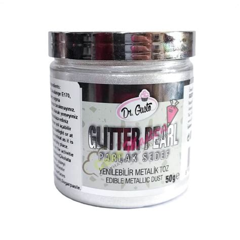 Dust Colorant Pudra Glitter White Metalizat G Dr Gusto